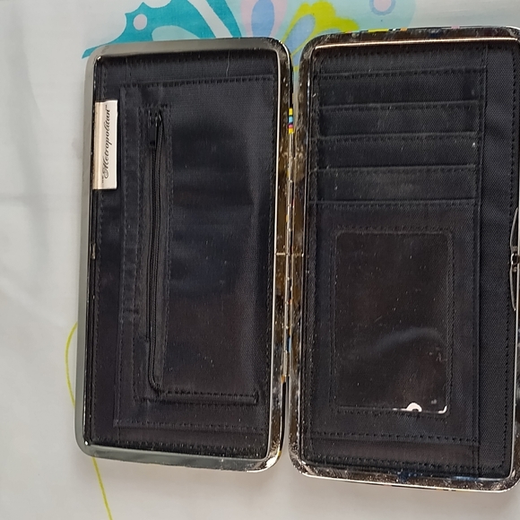 Women's Wallet Clutch Purse Clasp Colorful Hippie Hand Fashion By Metropolitan - Picture 7 of 16